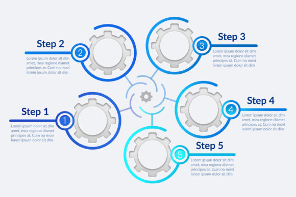 Automatization Vector Infographic: Graphics for Modern Branding