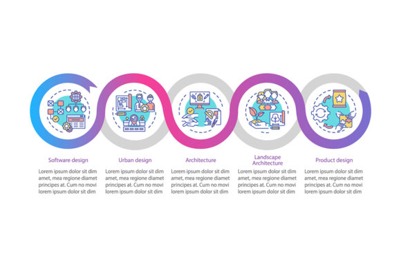 Co-design Fields Vector Infographic