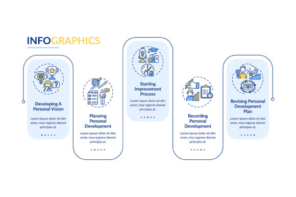 Development Progress Vector Infographic