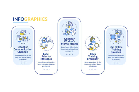 Employee Reboarding Vector Infographic Graphics