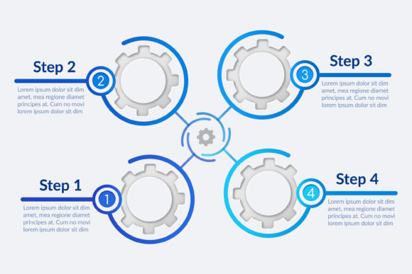 Improving Efficiency Vector Infographic