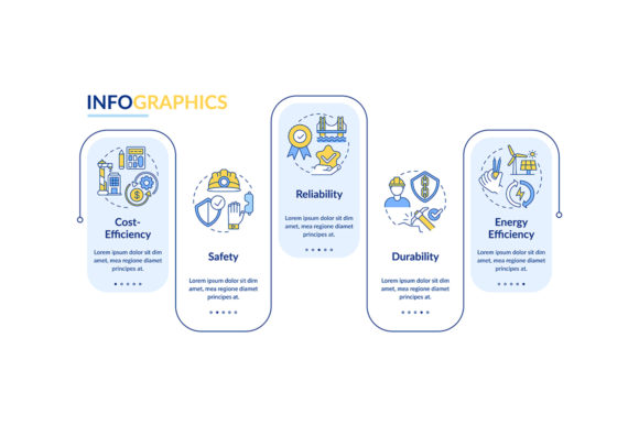 Safety Engineering Vector Infographic Graphics