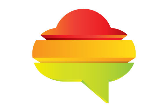 Speech Bubble Infographic Template